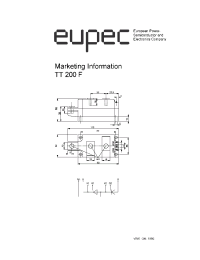Datasheet TT200F manufacturer Eupec
