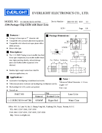 Datasheet 11-21SURC/S530-A4/TR8 manufacturer Everlight