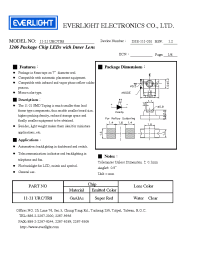 Datasheet 11-21URC/TR8 manufacturer Everlight