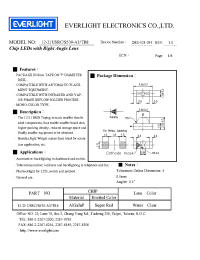 Datasheet 12-21USRC/S530-A3/TR8 manufacturer Everlight