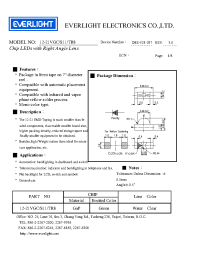 Datasheet 12-21VGC/S11/TR8 manufacturer Everlight