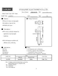 Datasheet 1224VYC manufacturer Everlight