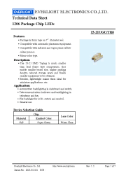 Datasheet 15-21UGC/TR8 manufacturer Everlight