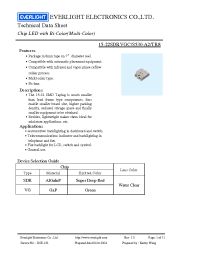 Datasheet 15-22SDRVGC-S530-A2 manufacturer Everlight