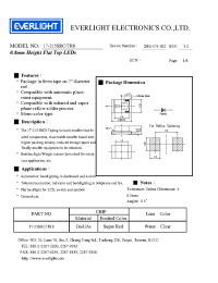 Datasheet 17-215SRC/TR8 manufacturer Everlight