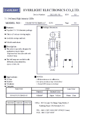 Datasheet 339-8UYUYC/S400-A7 manufacturer Everlight