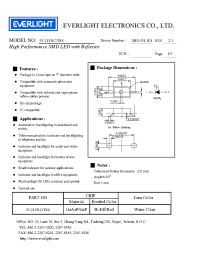 Datasheet 93-21VRC/TR8 manufacturer Everlight