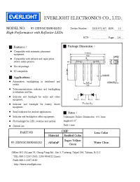 Datasheet 97-22SYGC/S530-E1/S2 manufacturer Everlight