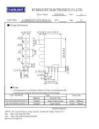 Datasheet A1844B/2SYG2UY/S530-A2 manufacturer Everlight