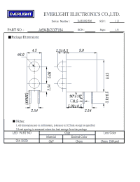 Datasheet A694B/2G/F184 manufacturer Everlight