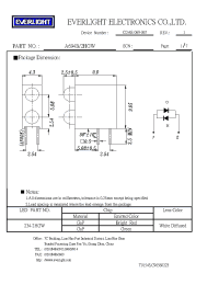 Datasheet A694B/2HGW manufacturer Everlight