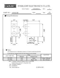 Datasheet A694B/GH manufacturer Everlight