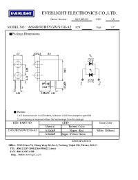 Datasheet A694B/SURSYGW/S530-A2 manufacturer Everlight