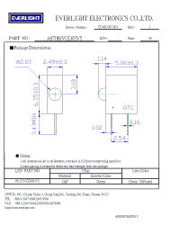 Datasheet A870B/VGD/HV5 manufacturer Everlight