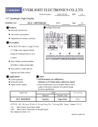 Datasheet ELF-1005SRDB manufacturer Everlight