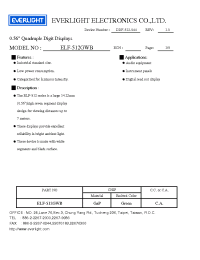 Datasheet ELF-512GWB manufacturer Everlight