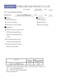 Datasheet ELF-512GWB/P1/S2 manufacturer Everlight