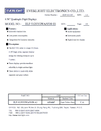 Datasheet ELF-512SYGWA/S530-E1 manufacturer Everlight