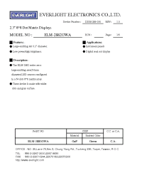 Datasheet ELM-2882GWA manufacturer Everlight