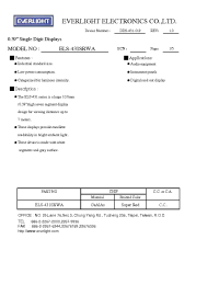 Datasheet ELS-431SRWA manufacturer Everlight
