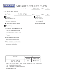 Datasheet ELT-511HWB manufacturer Everlight
