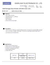 Datasheet HIR11-21C/L11/TR8 manufacturer Everlight