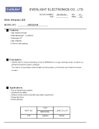 Datasheet HIR333/H0 manufacturer Everlight