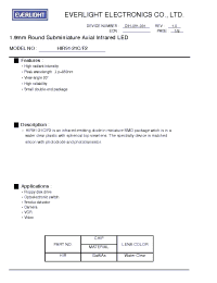 Datasheet HIR91-21C/F2 manufacturer Everlight