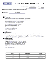 Datasheet IRM-8601 производства Everlight