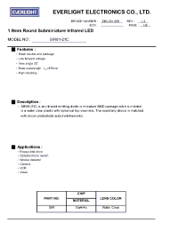 Datasheet SIR91-21C manufacturer Everlight