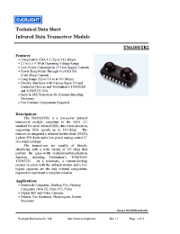 Datasheet TM4100/TR2 manufacturer Everlight