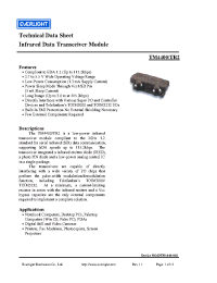Datasheet TM4400/TR2 производства Everlight