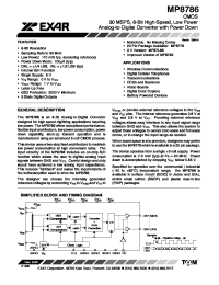 Datasheet MP8776 manufacturer Exar