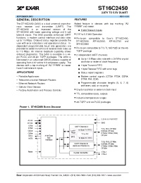 Datasheet ST16C2450 manufacturer Exar