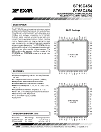 Datasheet ST68C454 производства Exar