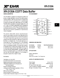 Datasheet XR-2135A производства Exar