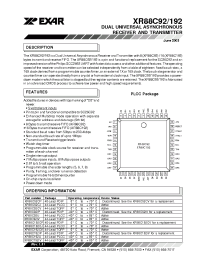 Datasheet XR88C92 производства Exar