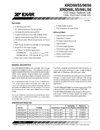 Datasheet XRD9855AIV manufacturer Exar