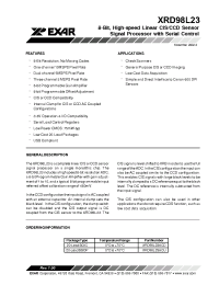 Datasheet XRD98L23 manufacturer Exar