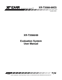 Datasheet XR-T3588-89ES manufacturer Exar