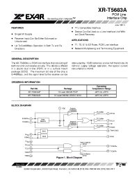 Datasheet XR-T5683A manufacturer Exar