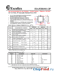 Datasheet EIA1011-2P manufacturer Excelics