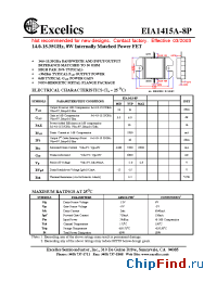 Datasheet EIA1415A-8P manufacturer Excelics
