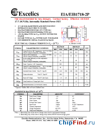 Datasheet EIA1718-2P manufacturer Excelics