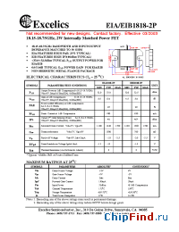 Datasheet EIA1818-2P manufacturer Excelics