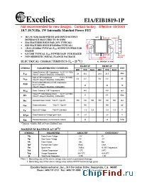 Datasheet EIA1819-1P manufacturer Excelics