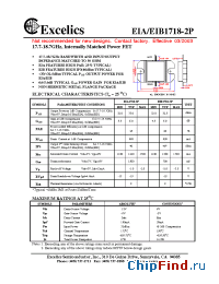 Datasheet EIB1718-2P manufacturer Excelics