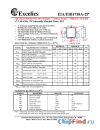 Datasheet EIB1718A-2P производства Excelics