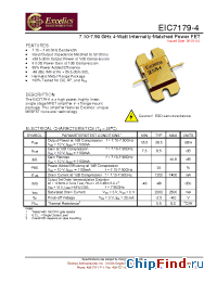 Datasheet EIC7179-4 manufacturer Excelics