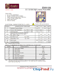 Datasheet EMA109 manufacturer Excelics